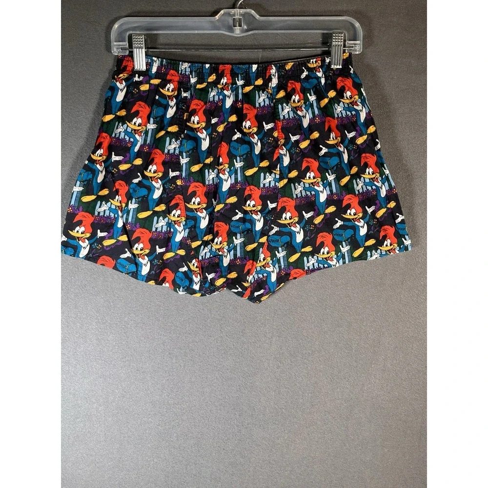 Vtg Woody Woodpecker Boxer Shorts M Cotton Tie Rack Knightsbridge London Preowne